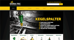 Desktop Screenshot of dorn-tec.de