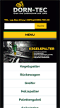Mobile Screenshot of dorn-tec.de